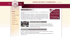 Desktop Screenshot of harmonie-iserlohn.de